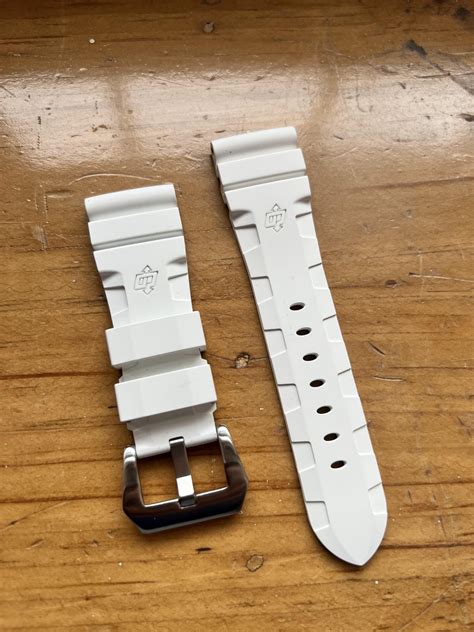 22 20.0 strap for panerai pam960|Panerai White Rubber Strap 22/20 .